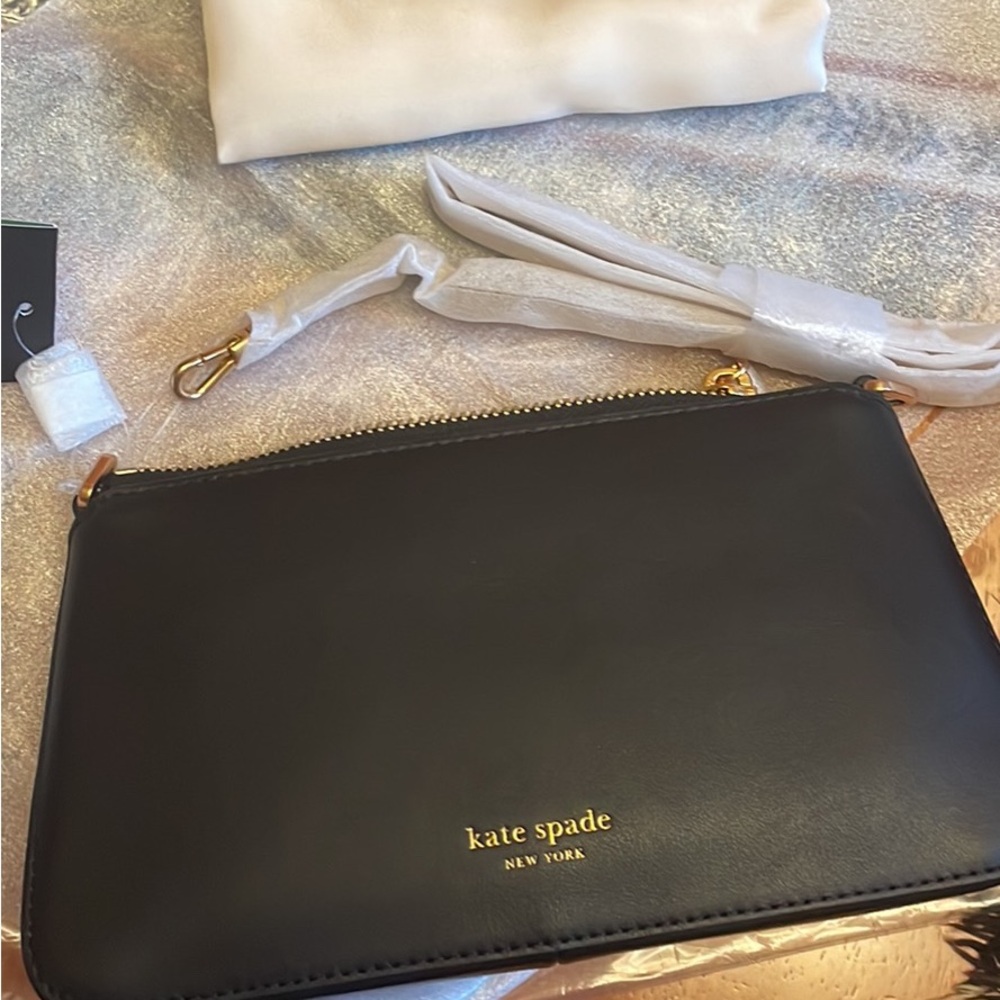 Kate Spade Black Crossbody Bag Sleek Design